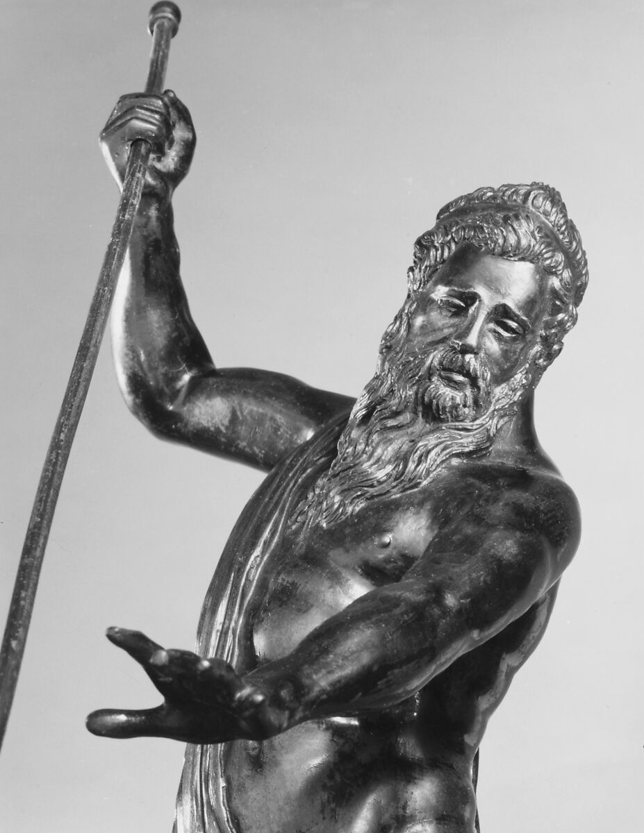 Neptune, Possibly by Johan Gregor van der Schardt (Dutch, Nymwegen ca. 1530–1581), Bronze, Dutch