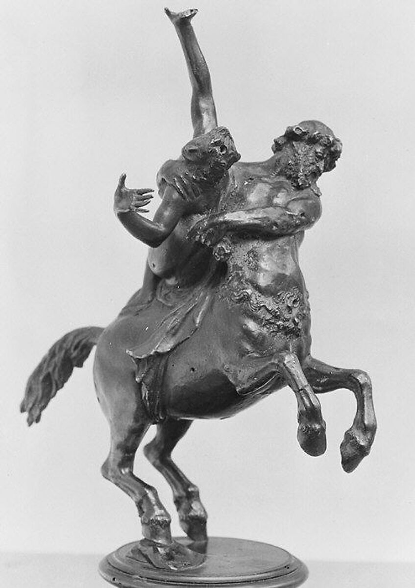 Nessus and Dejanira, Imitator of Giambologna (Netherlandish, Douai 1529–1608 Florence), Bronze, possibly Italian 