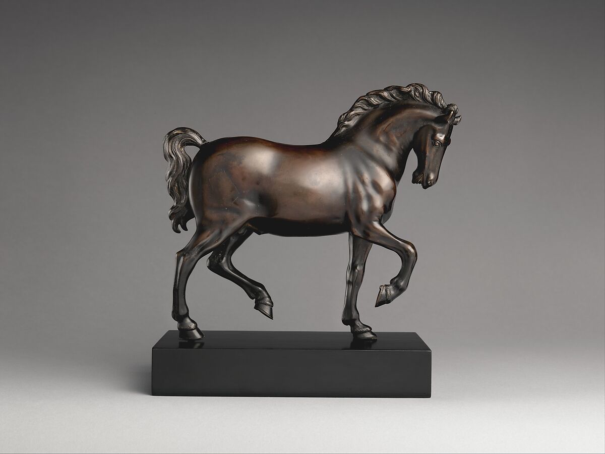 Horse, After a model by Giambologna (Netherlandish, Douai 1529–1608 Florence), Bronze, Italian 