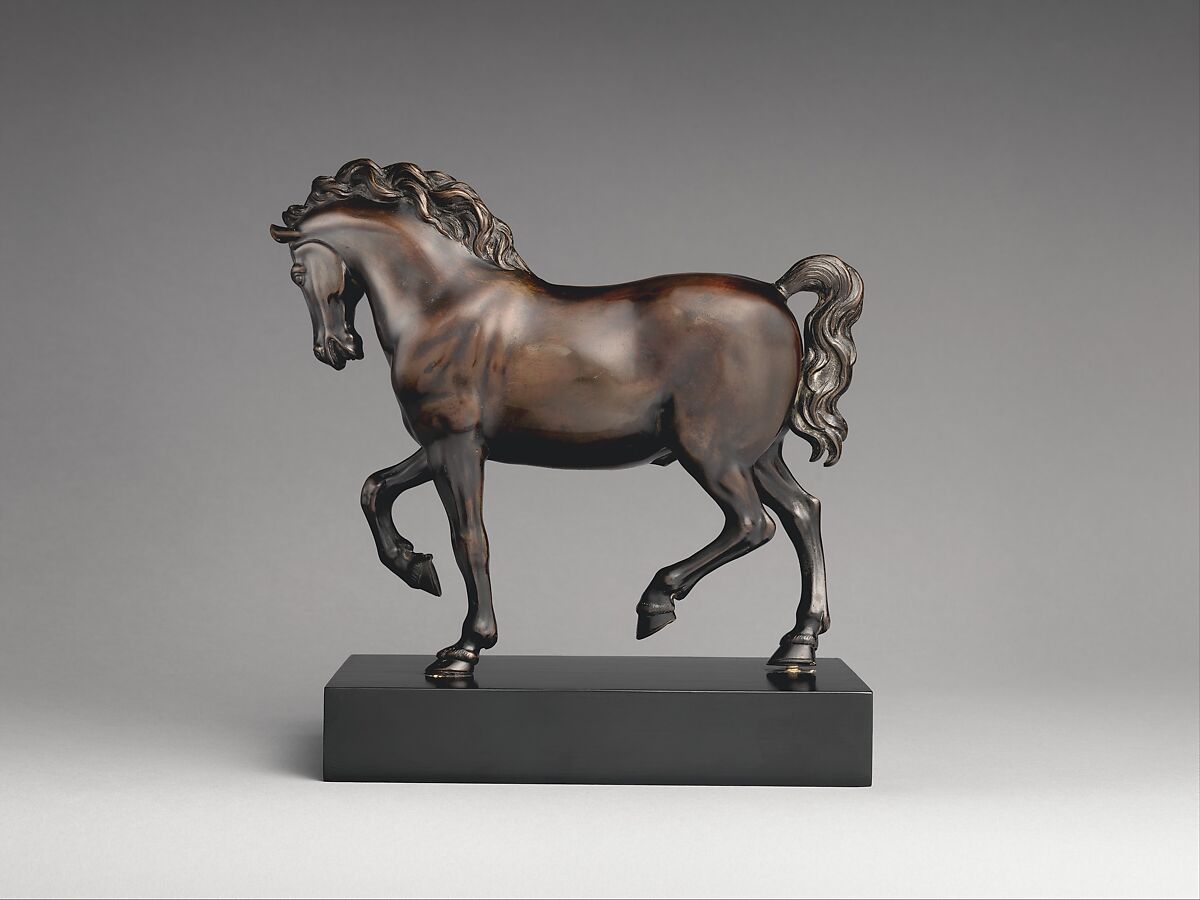 Horse, After a model by Giambologna (Netherlandish, Douai 1529–1608 Florence), Bronze, Italian