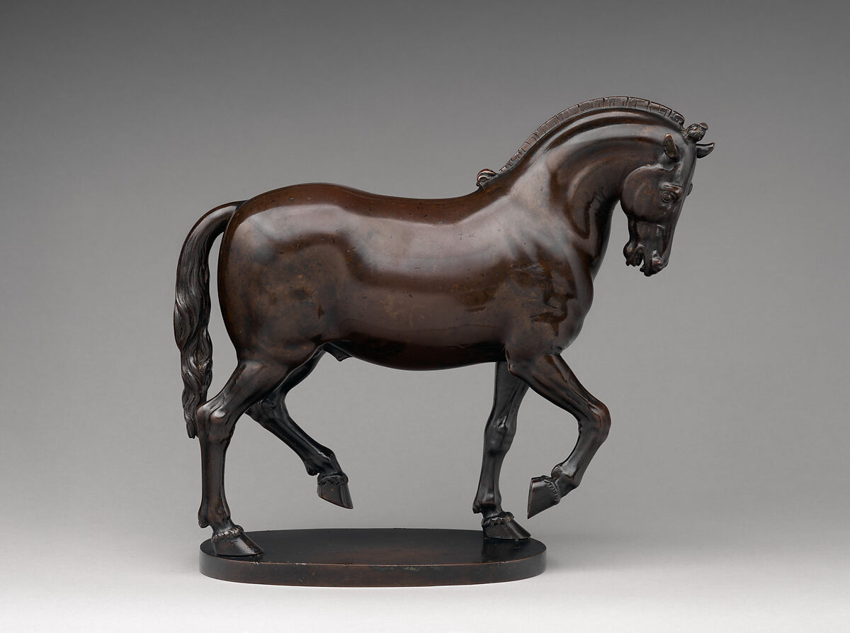 Trotting horse, Giambologna  Netherlandish, Bronze, Italian, Florence