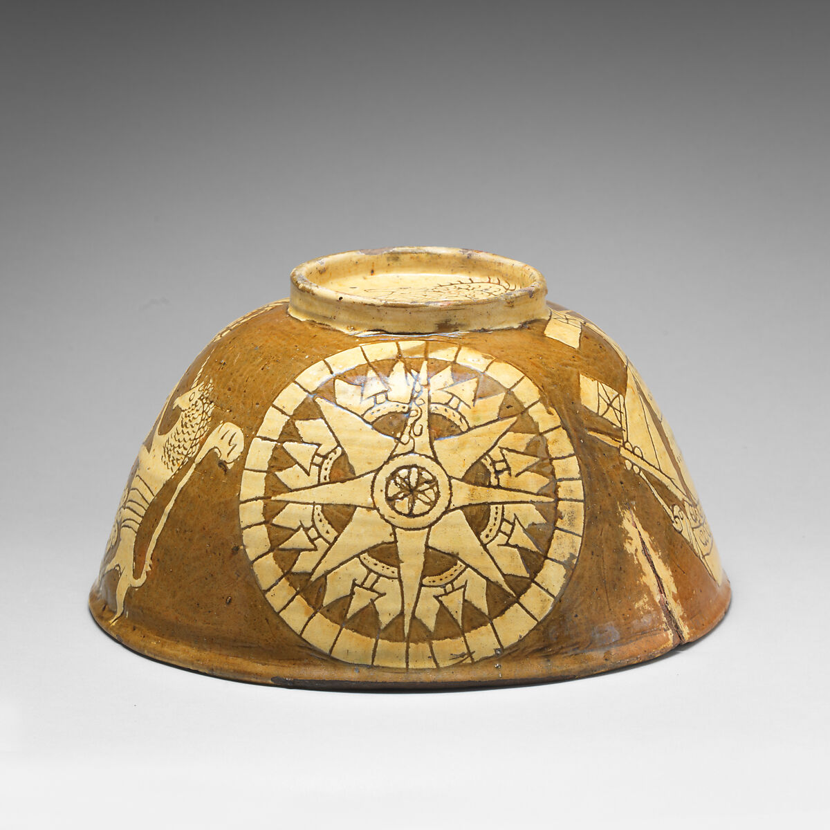 Bowl, Slipware, British, Devonshire