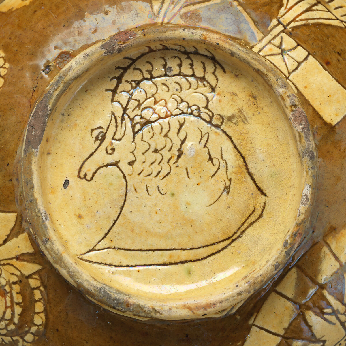 Bowl, Slipware, British, Devonshire