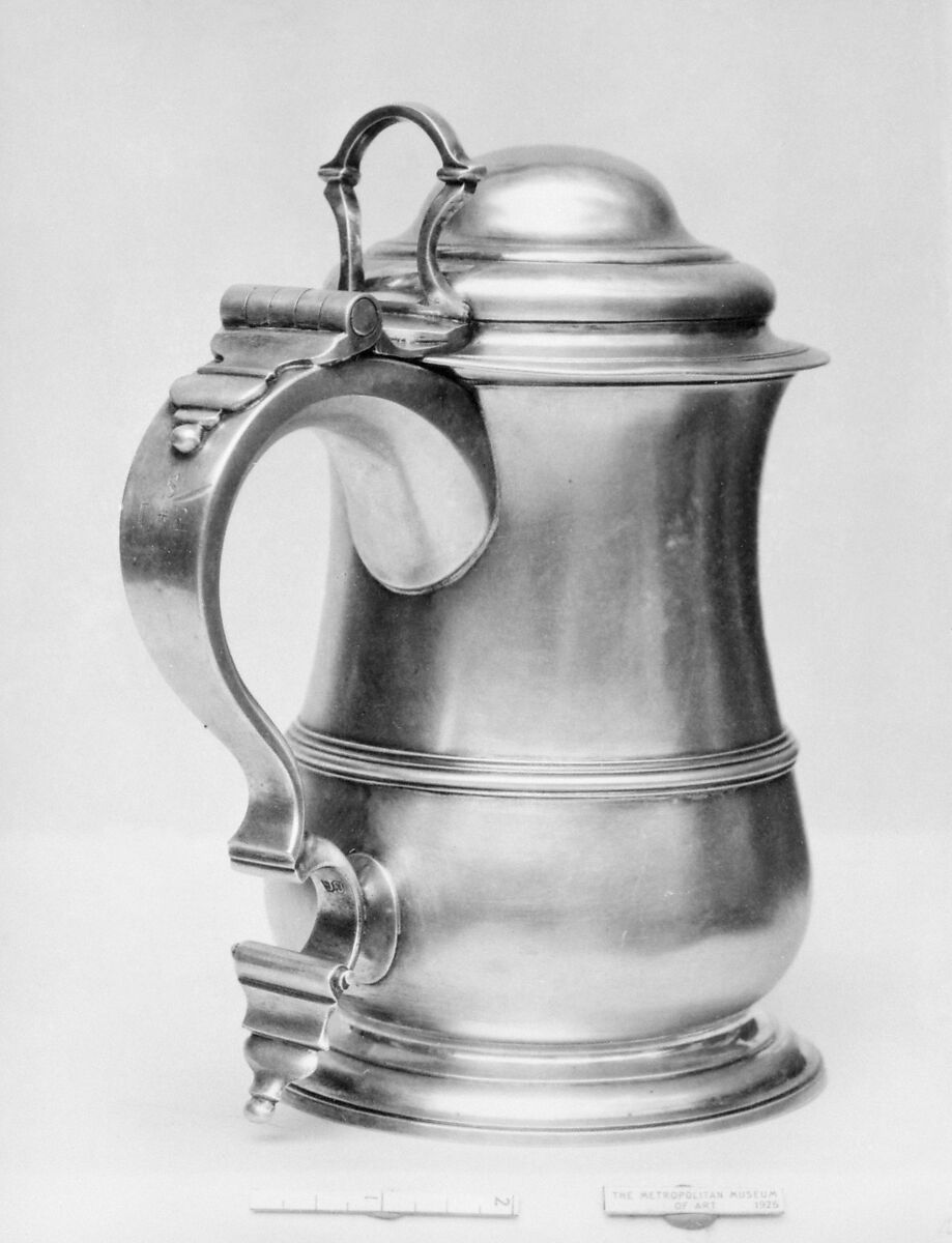 Tankard, Thomas Farren (British, active ca. 1707–d. 1743), Silver, British, London 