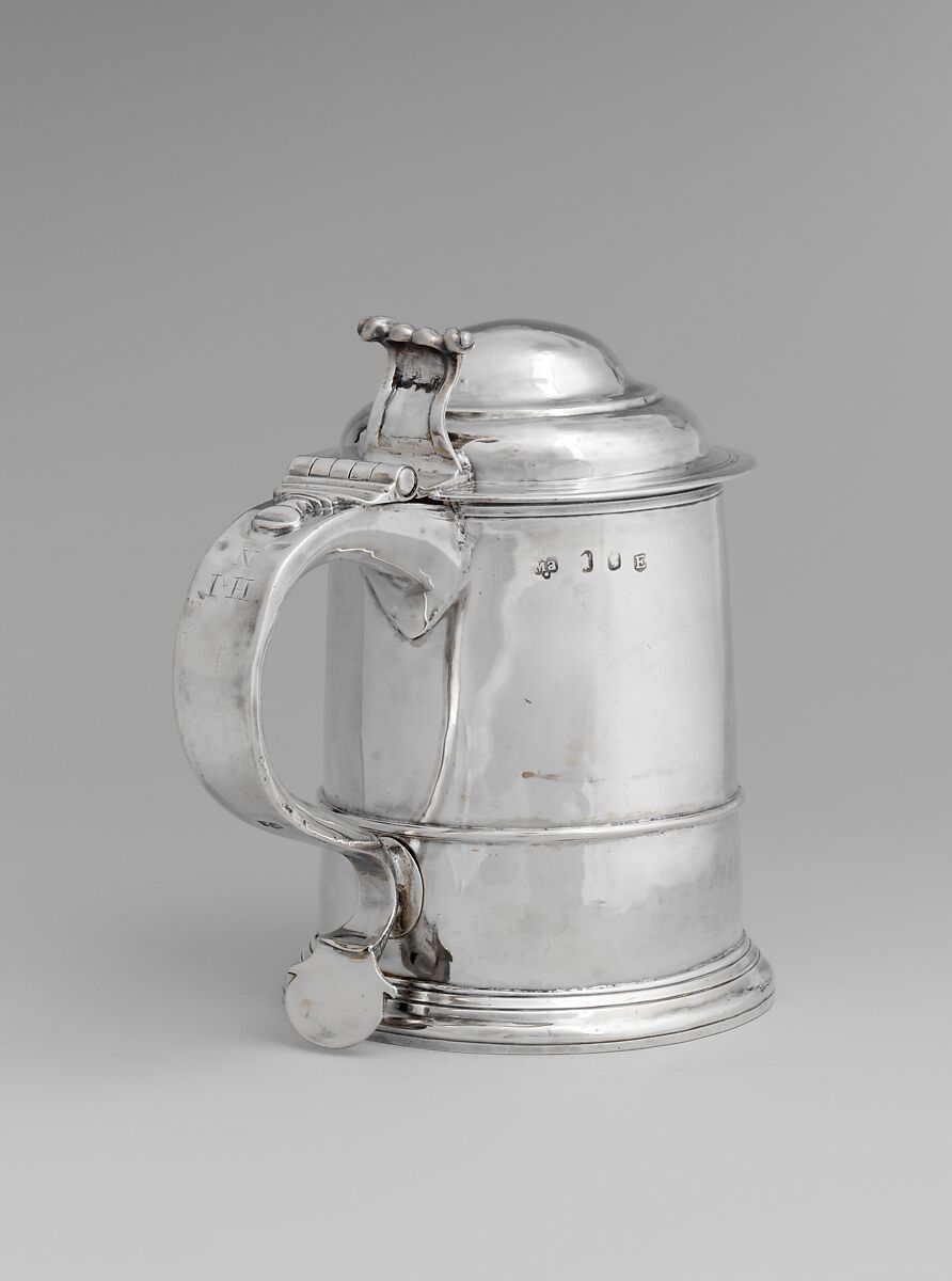 Tankard, Thomas Mason (British, active 1716–after 1745), Silver, British, London