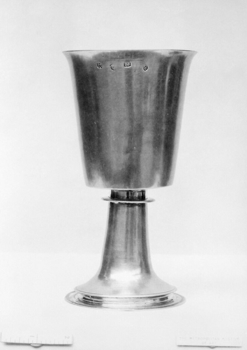 Communion cup, Probably by H. Babington, Silver, British, London 