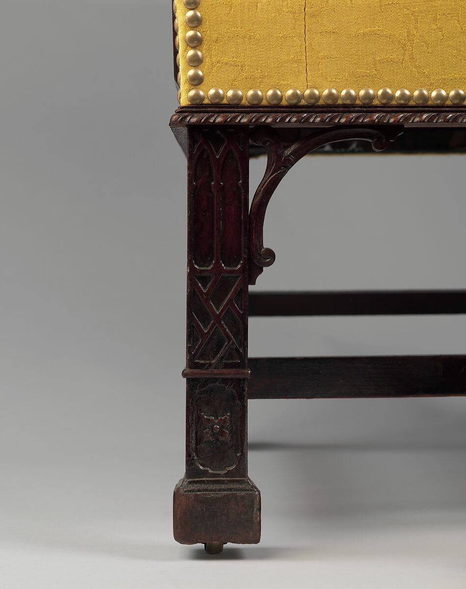 Armchair, Attributed to Thomas Affleck (1740–1795), Mahogany, white oak, American