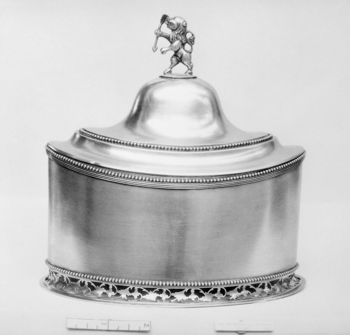 Tea caddy, D. W. Rehtmeier, Silver, Dutch, Amsterdam 