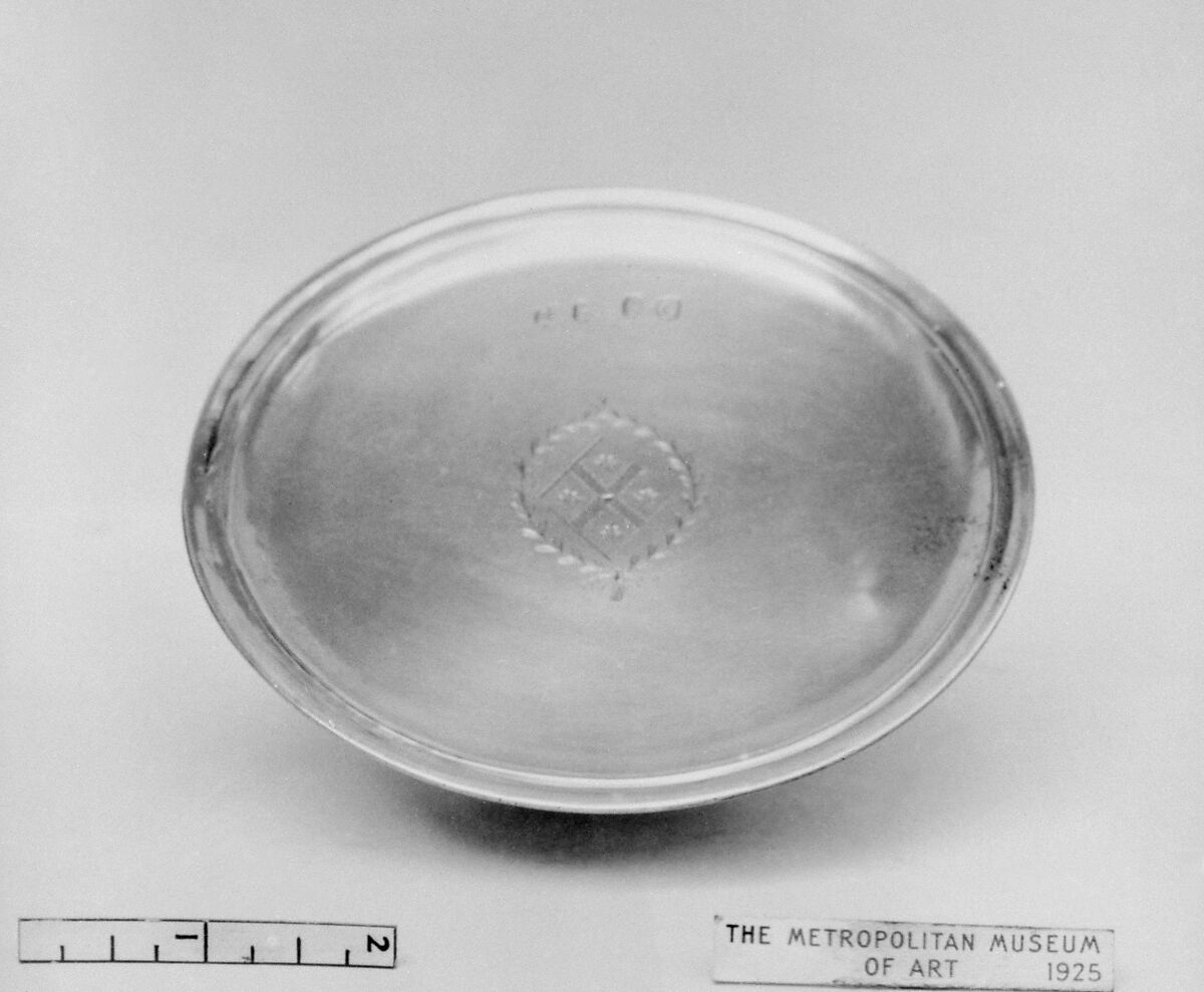 Paten, John Sanders (active 1717–48), Silver, British, London 