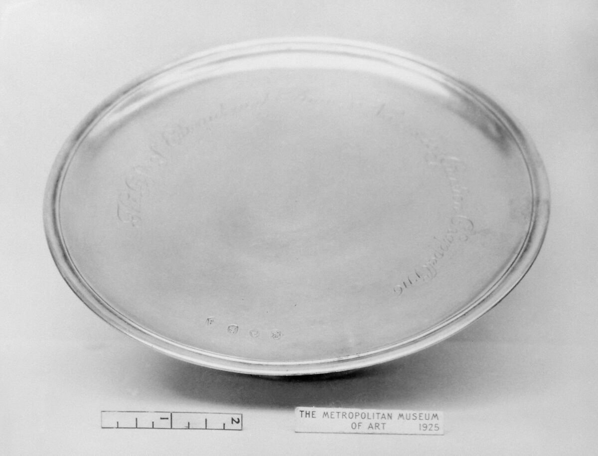 Paten, Joseph Clare (active 1713–28), Silver, British, London 