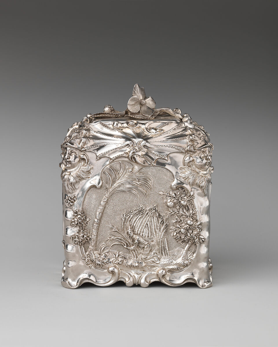 Sugar box, Paul de Lamerie (British, 1688–1751, active 1712–51), Silver, British, London