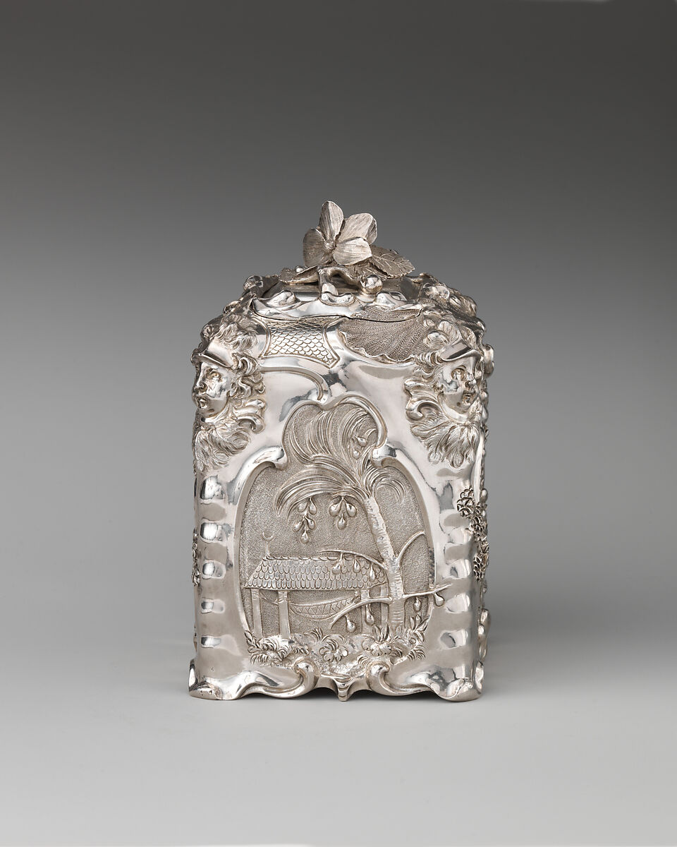 Sugar box, Paul de Lamerie (British, 1688–1751, active 1712–51), Silver, British, London