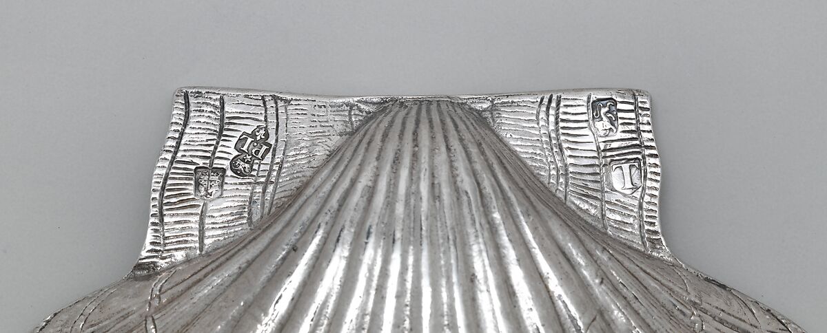 Pair of scallop shells, Paul de Lamerie (British, 1688–1751, active 1712–51), Silver, British, London