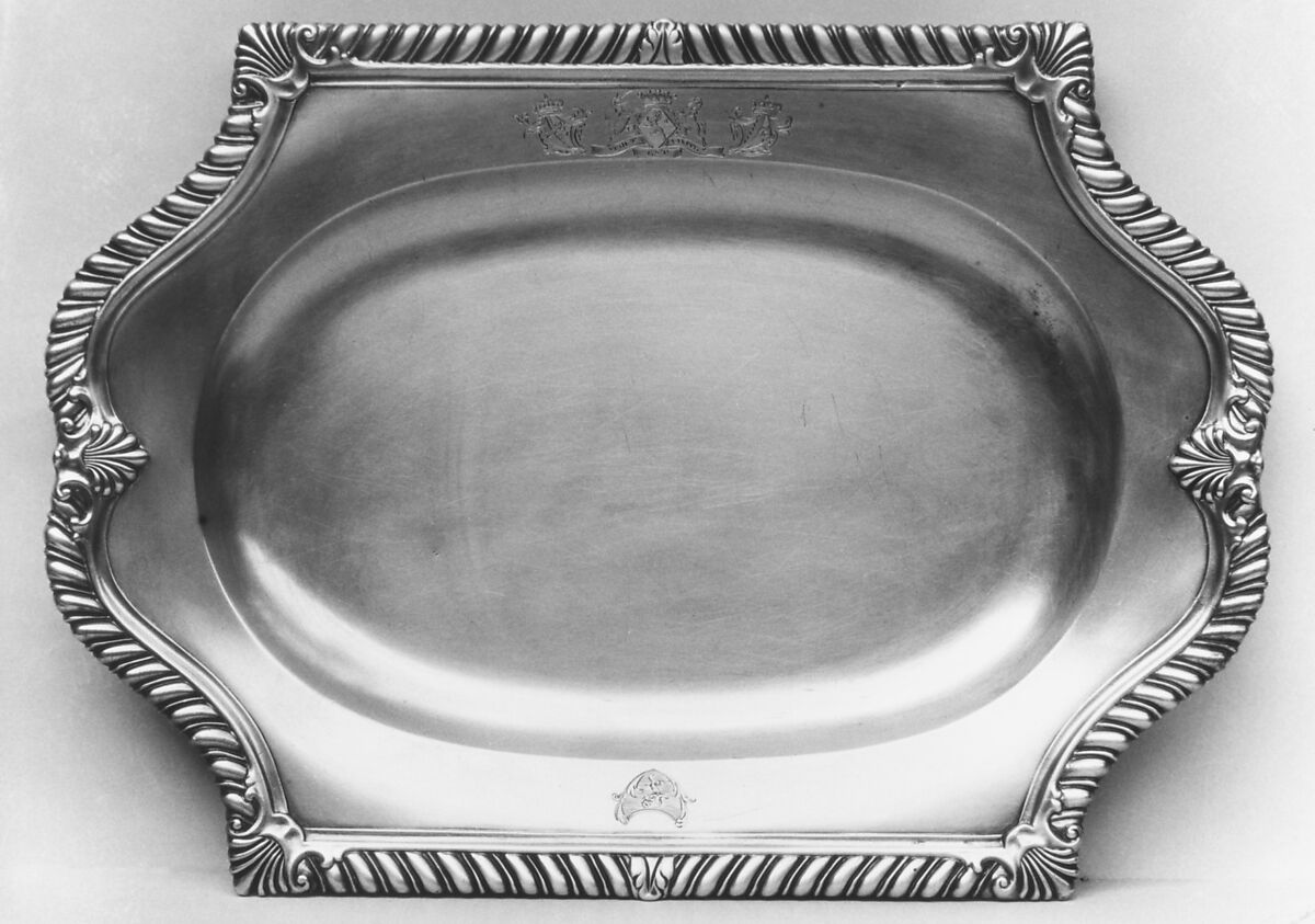 Dish, Paul de Lamerie (British, 1688–1751, active 1712–51), Silver, British, London 