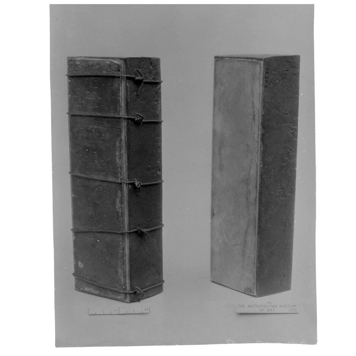 Two ingots, Sheffield plate, British
