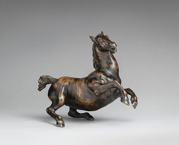 Rearing horse, Bronze, probably Italian