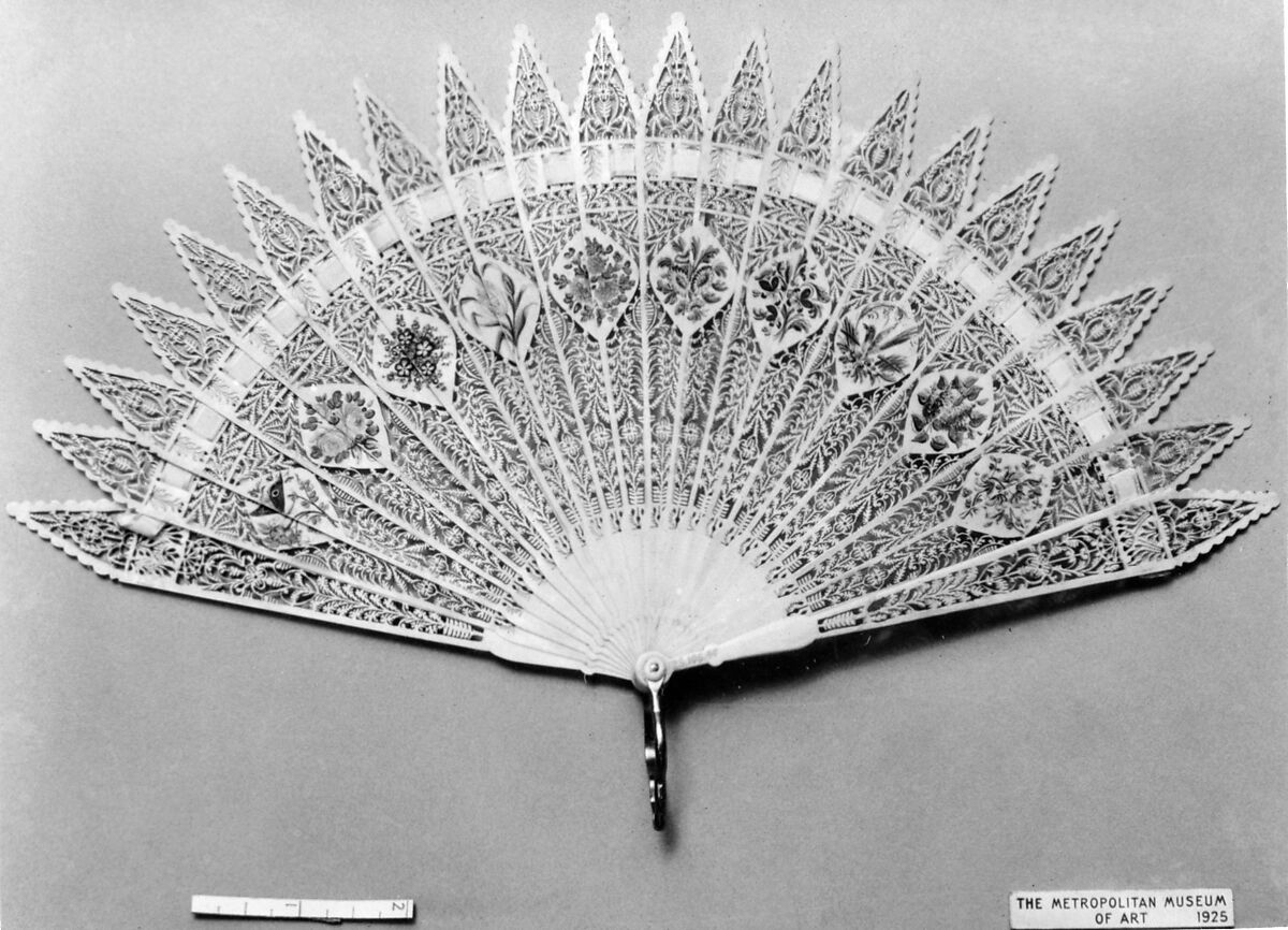 Fan, Ivory, French 