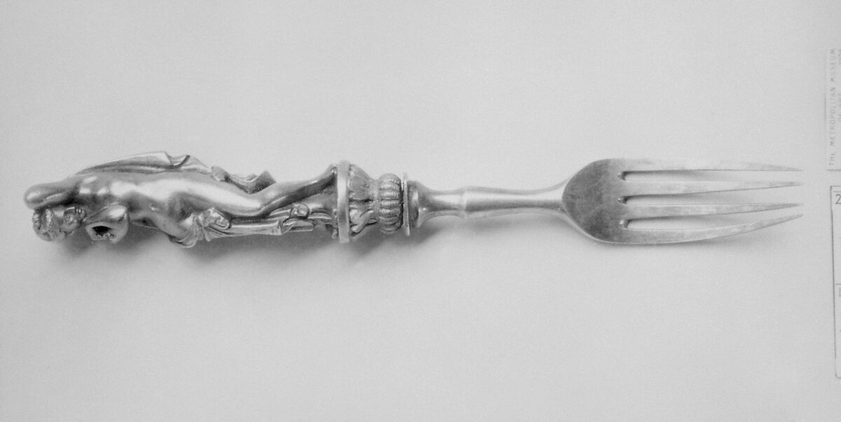 Fork, Silver gilt, French