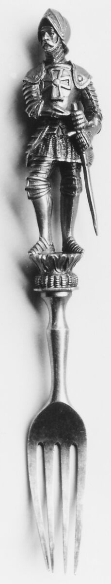 Fork, Silver gilt, European 
