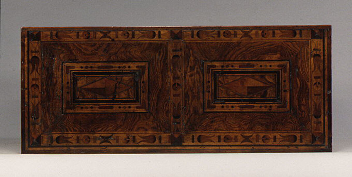 Cabinet, Pine carcass, gilded metal, Southern German, Augsburg