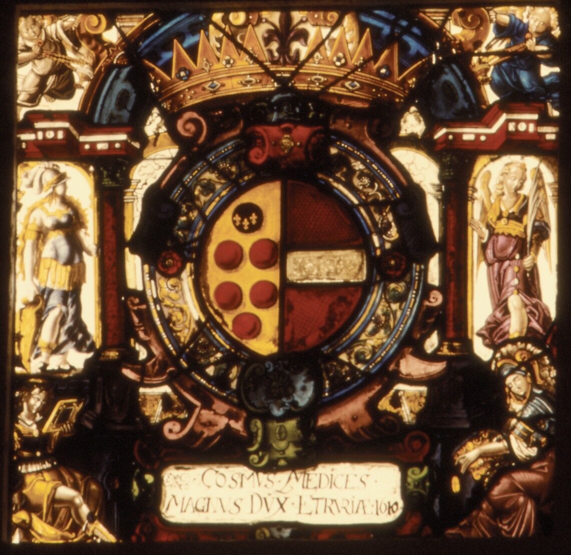 Armorial panel, Stained glass, Swiss 