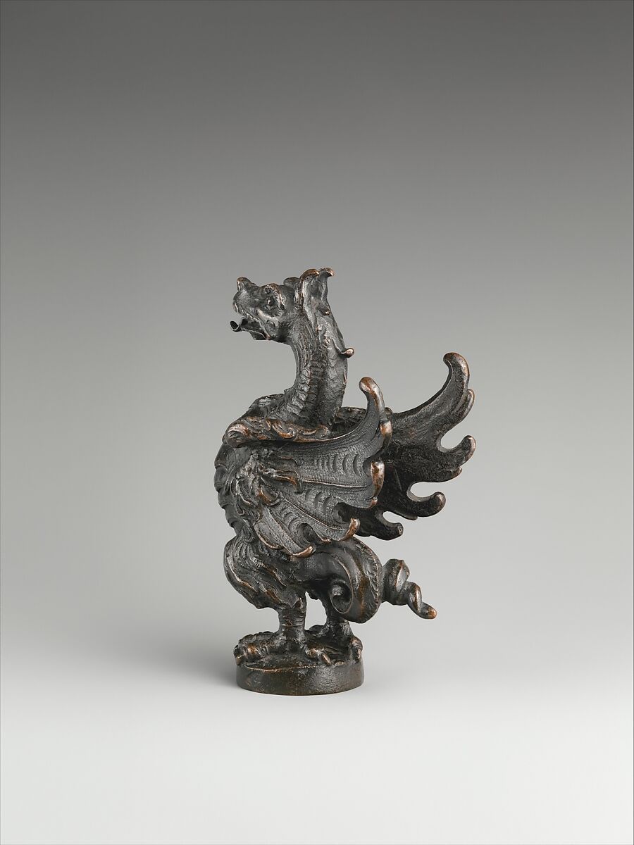 Dragon, Attributed to Giacomo Laurenziani (Italian, active 1607–d. ca. 1650), Bronze, Italian, Rome