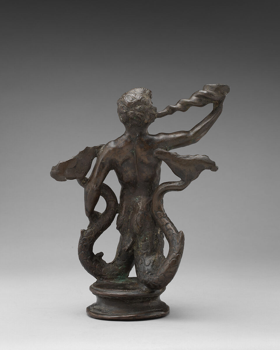 Triton, Workshop of Niccolò Roccatagliata (Italian, born Genoa, active 1593–1636), Bronze, Italian, Venice