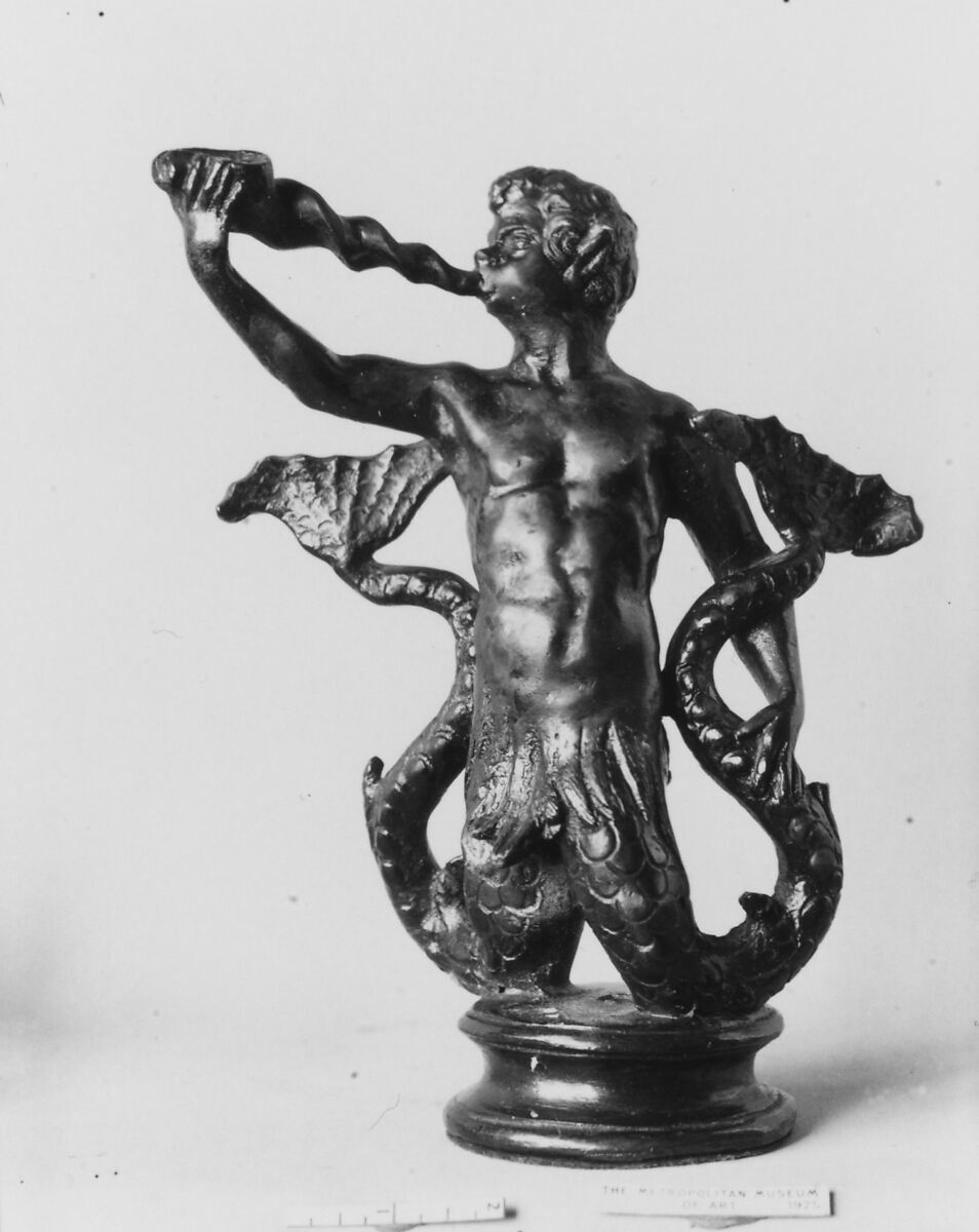 Triton, Workshop of Niccolò Roccatagliata (Italian, born Genoa, active 1593–1636), Bronze, Italian, Venice