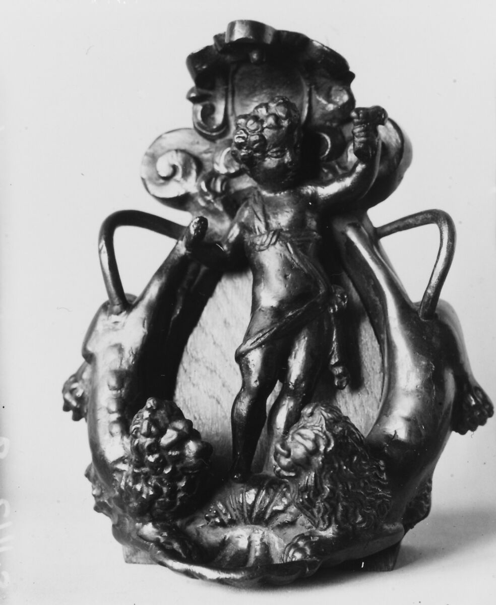 Door knocker, Niccolò Roccatagliata (Italian, born Genoa, active 1593–1636), Bronze, Italian, Venice 