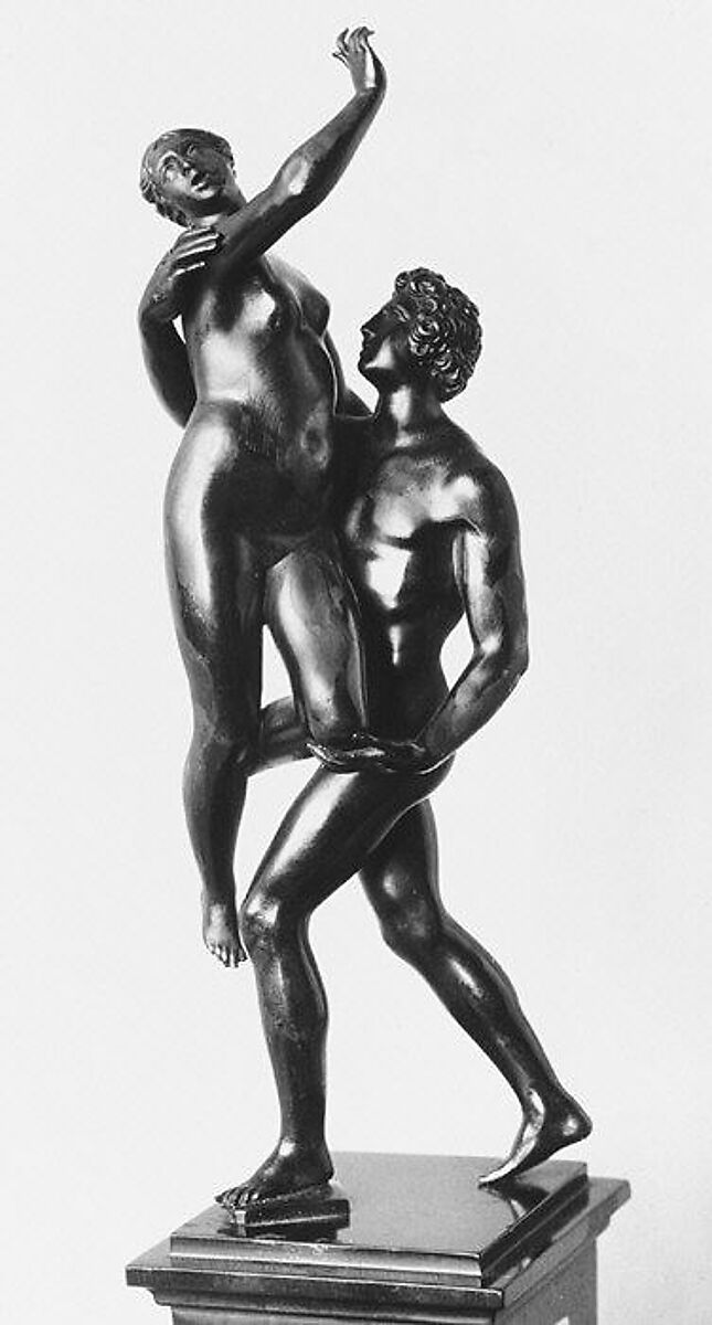 The Rape of the Sabine Woman, Barthélemy Prieur (French, Berzieux ca. 1536–1611 Paris), Bronze, French 