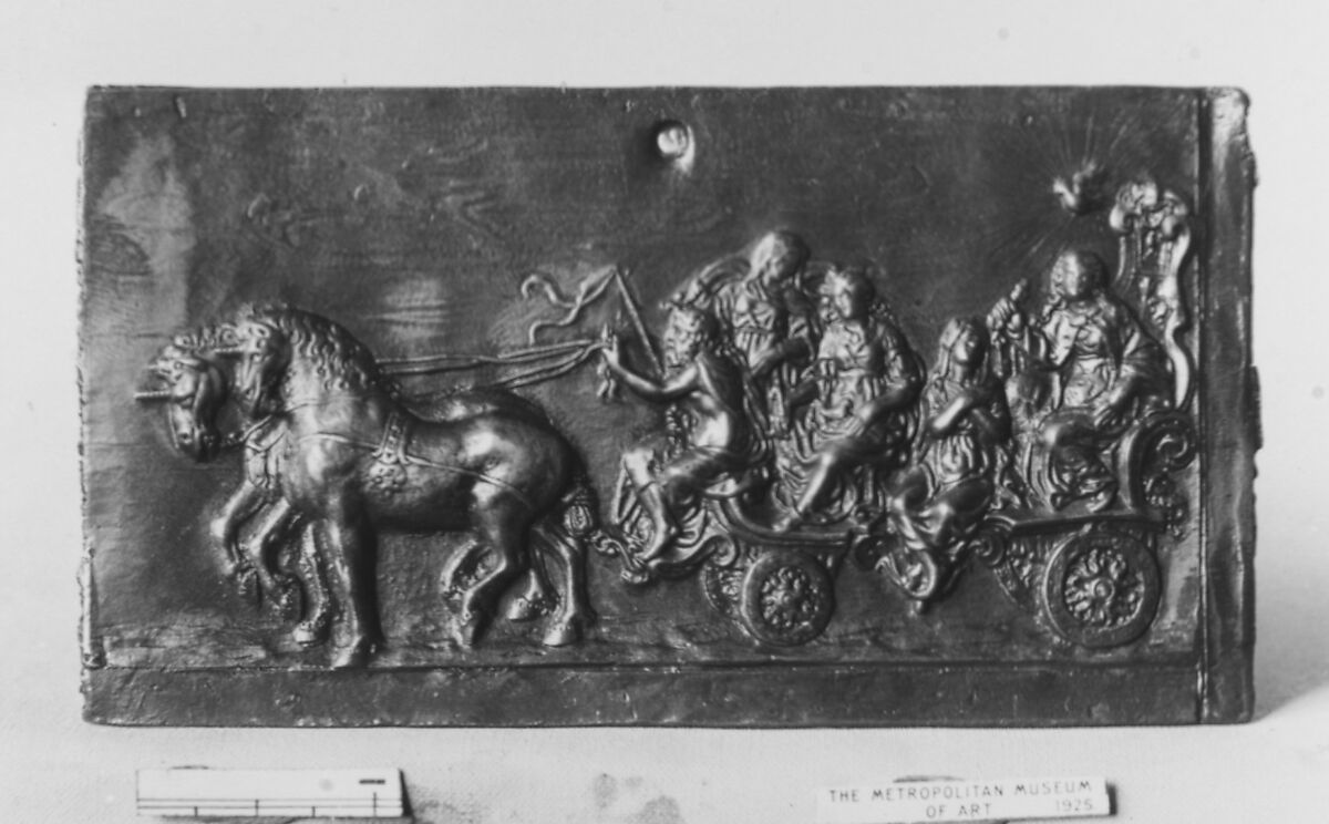 The Triumph of the Church (one of a series), Bronze, Netherlandish 