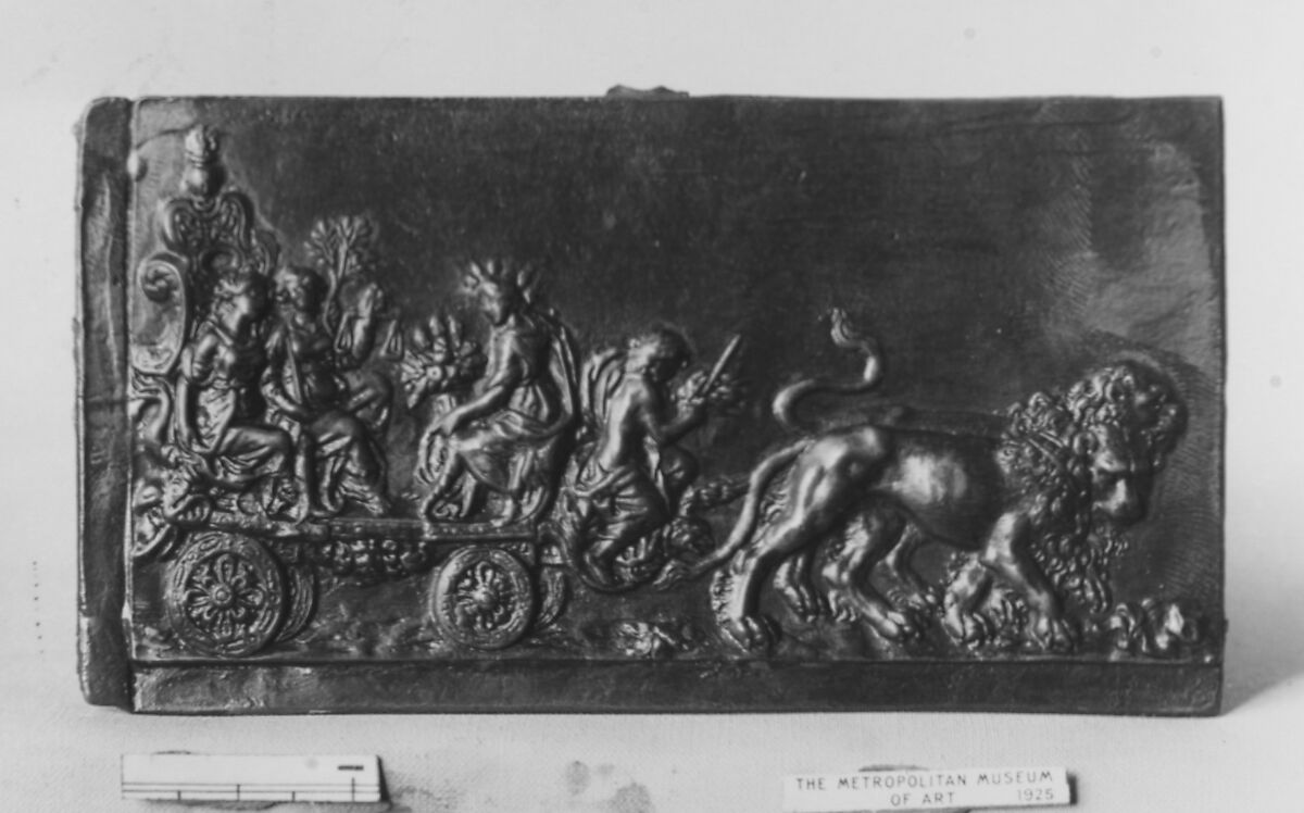 The Triumph of Virtues: Justice, Peace and Abundance (one of a series), Bronze, Netherlandish 