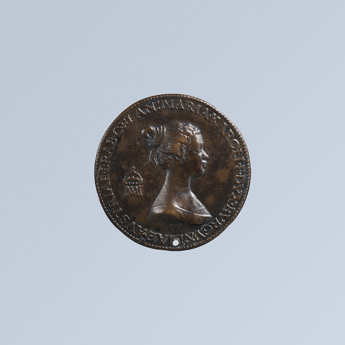 Marriage of Maximilian I of Austria and Mary of Burgundy, Medalist: Giovanni Filangieri Candida (Naples born before 1450, died ca. 1498–1499, act. Ghent), Bronze, Italian