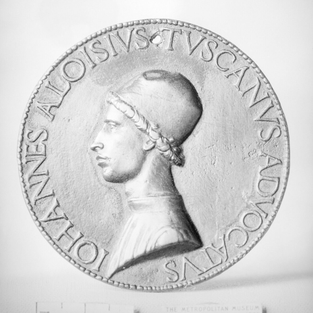 Giovanni Aloisius Toscani, Medalist: Lysippus the Younger (Italian, active Rome, ca. 1470–1484), Bronze, Italian 