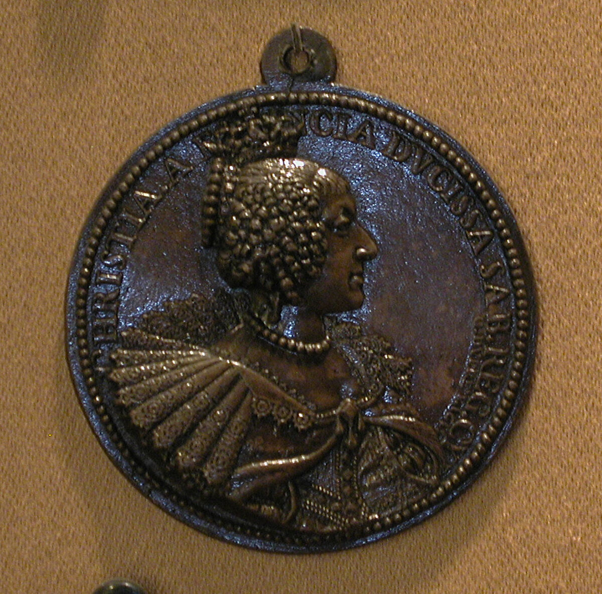 Christine of France, Duchess of Savoy (1608–63), Medalist: Guillaume Dupré (French, 1579–1640), Bronze, French, Paris 