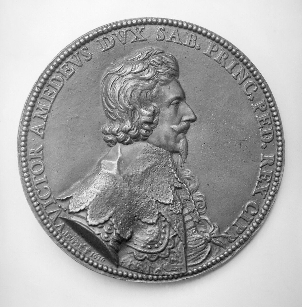 Victor Amadeus I, Duke of Savoy (1587–1637), Medalist: Abraham Dupré (1604–1647), Bronze, French, Savoy 