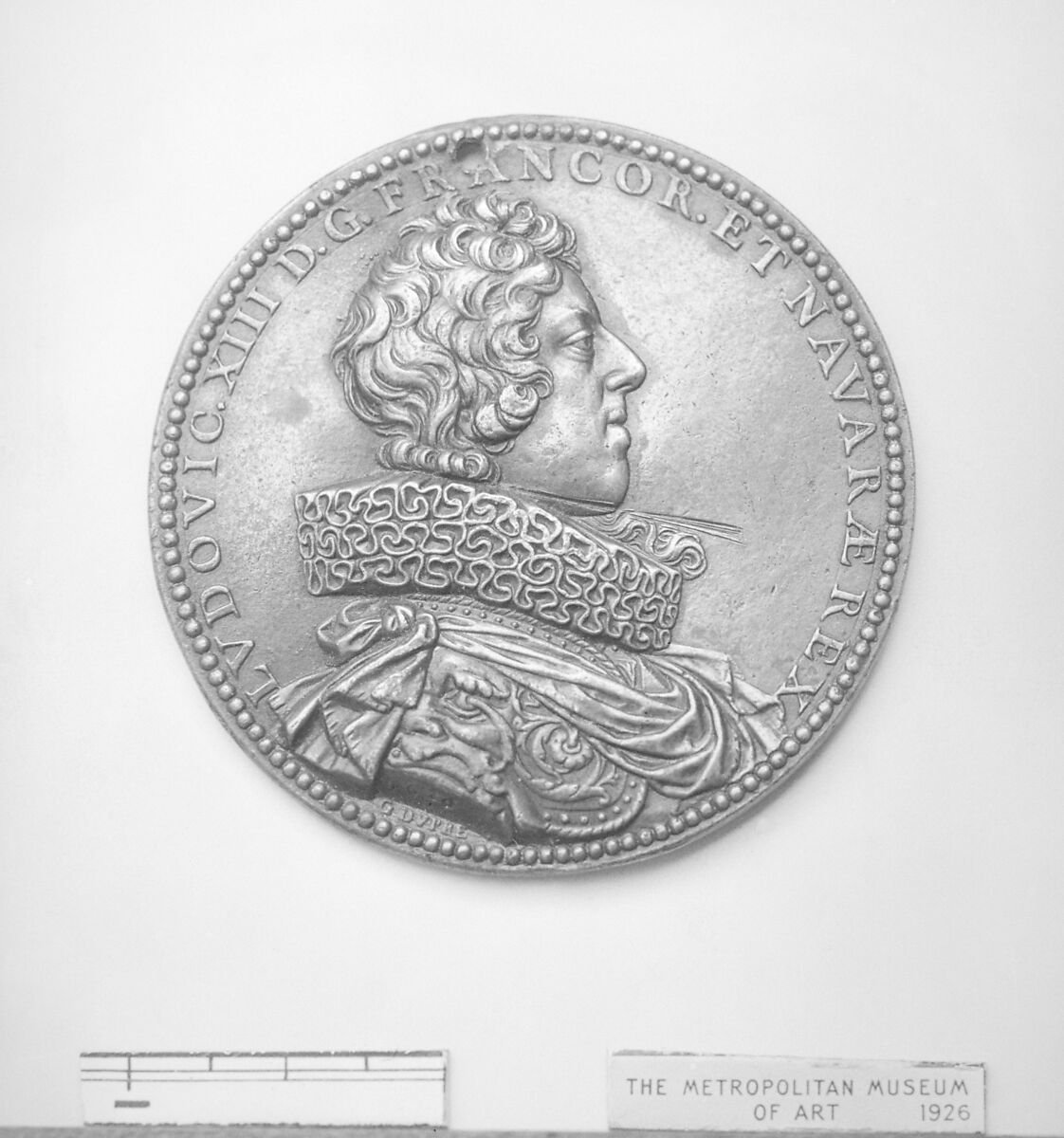 Louis XIII, King of France (b. 1601, r. 1610–43), Medalist: Guillaume Dupré (French, 1579–1640), Bronze, French, Paris 