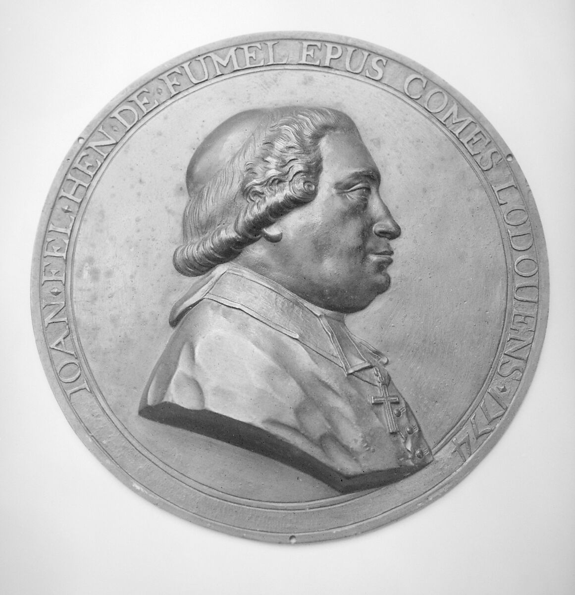 Jean Henri, Count of Fumel, Bishop of Lodève (1717–1790), Bronze, French 