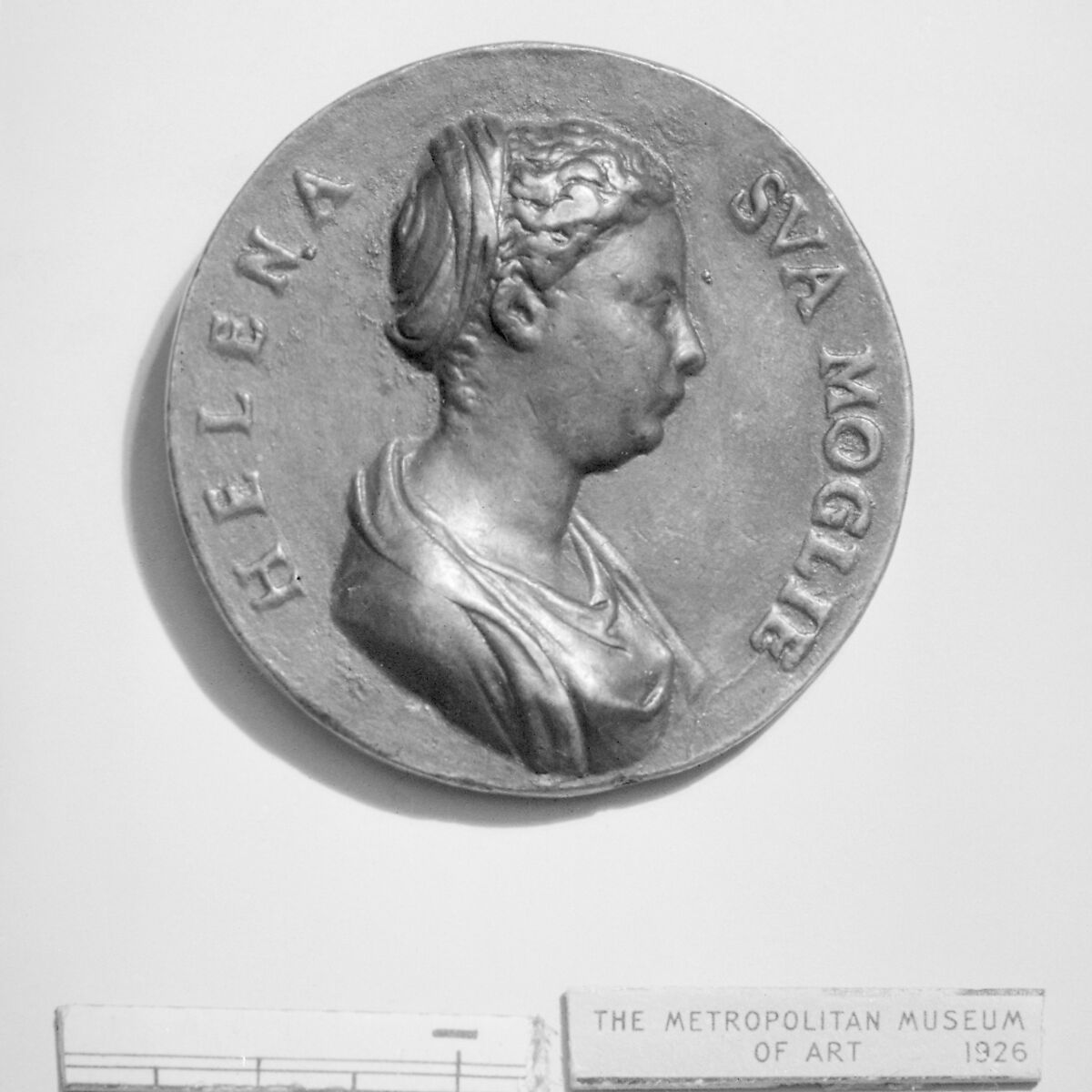 Girolamo Cornelio (Cornaro) and Helena, his wife, Bronze, cast, Italian