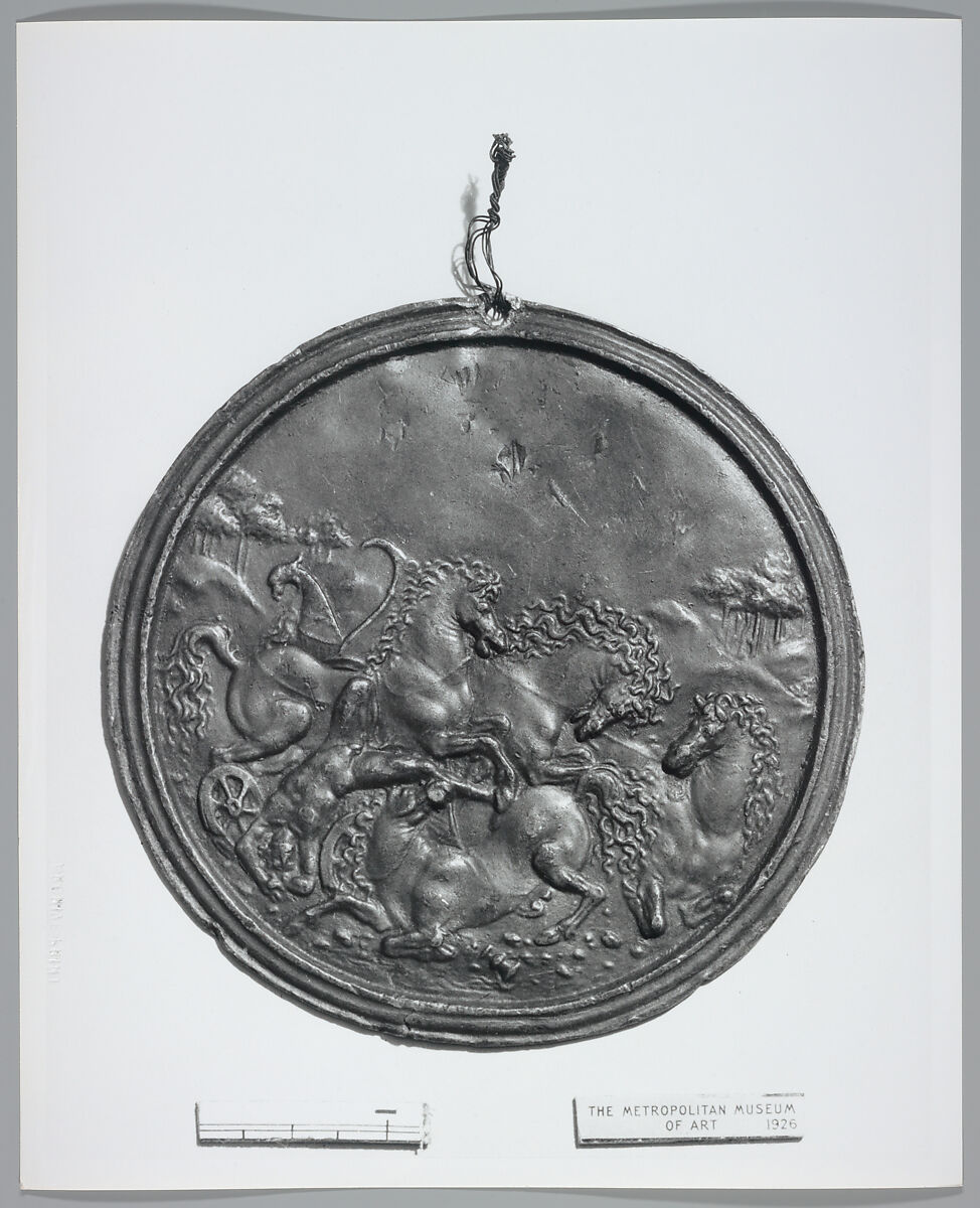 The Fall of Phaeton, Moderno (Galeazzo Mondella) (Italian, Verona 1467–1528 Verona), Lead, Italian