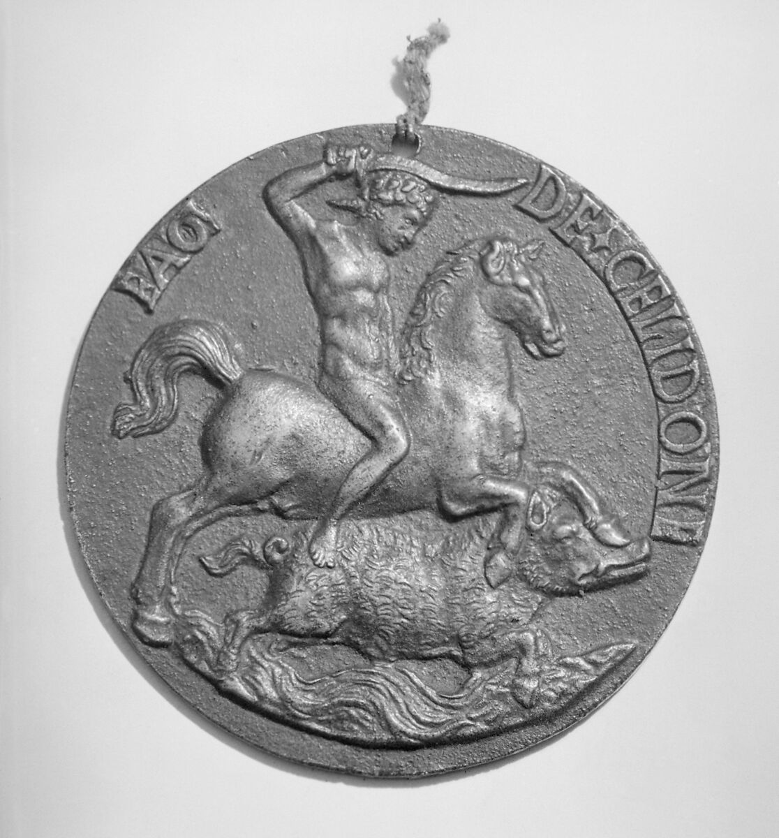Meleager slaying the Calydonian boar, Bronze, Northern Italian 