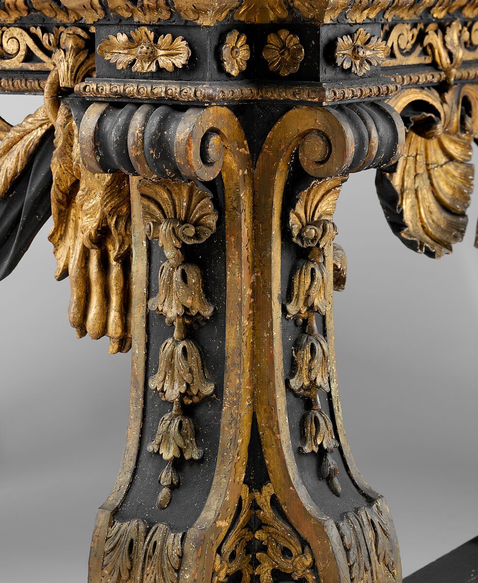 Table, Attributed to Matthias Lock (British, London ca. 1710–ca. 1765 London), Pine, marble, British