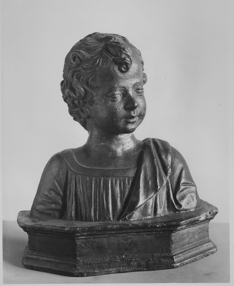 Child, Probably by Pierino da Vinci (Italian, Vinci 1529–1553 Pisa), Painted stucco, Italian, Florence 