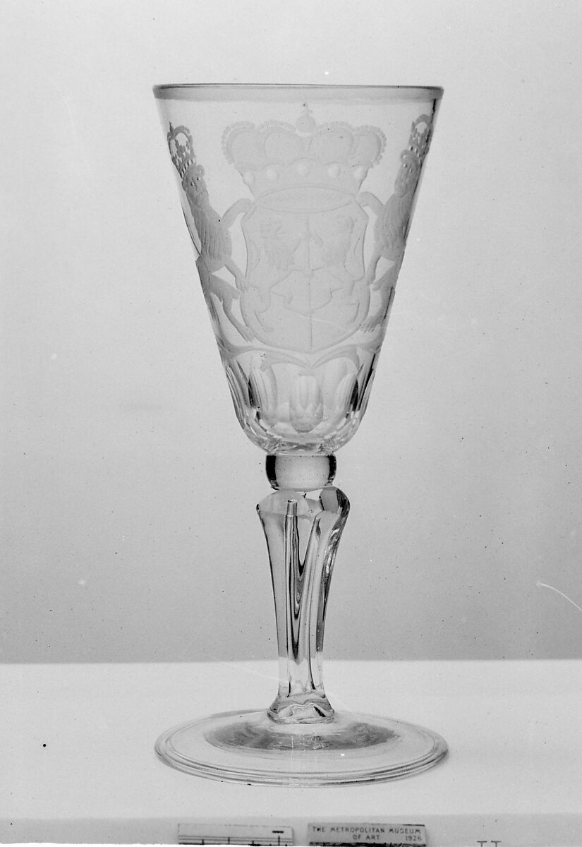 Wineglass, Glass, Dutch and German, Thuringia 