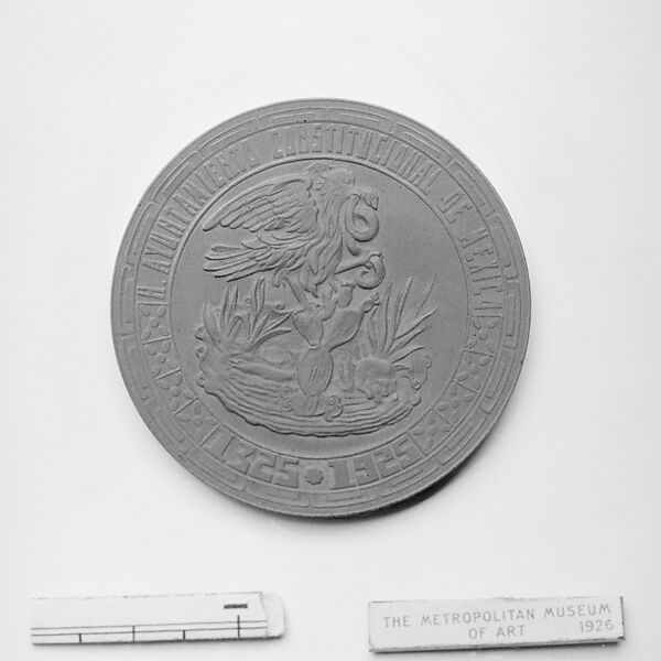 Commemorative Medal for the Sixth Centennial of the Foundation of Mexico City, Bronze, Mexican