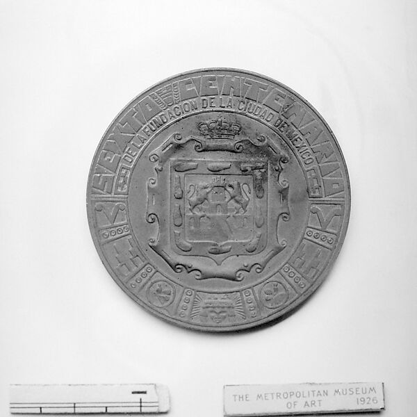 Commemorative Medal for the Sixth Centennial of the Foundation of Mexico City, Bronze, Mexican
