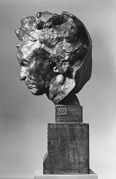 Beethoven, Antoine-Emile Bourdelle (French, Montauban 1861–1929 Vésinet), Bronze, French