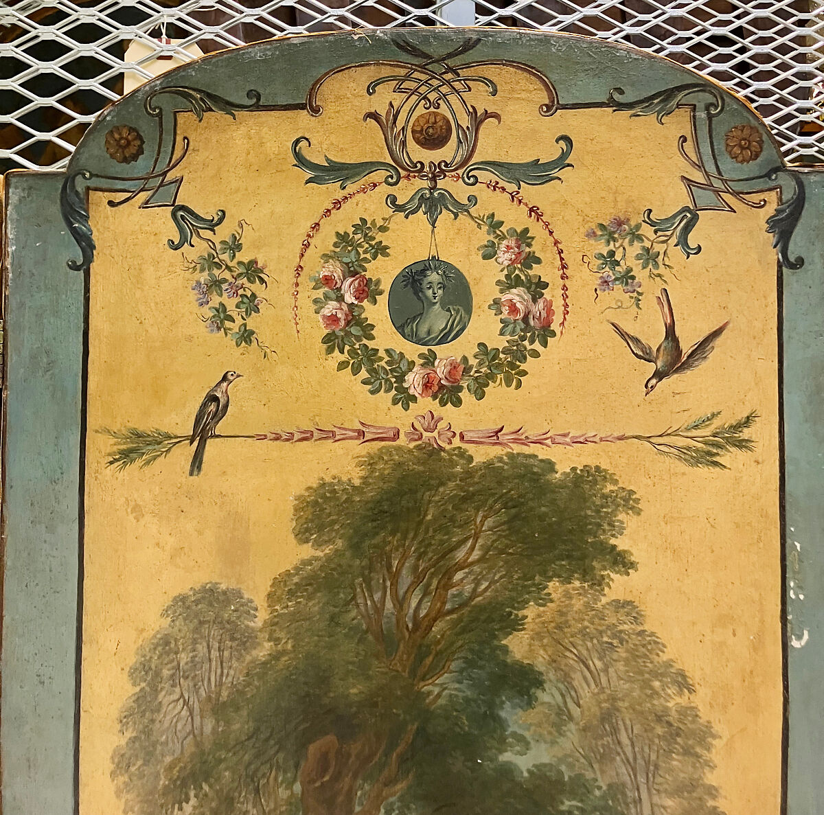 The Four Seasons, After a composition by Antoine Watteau (French, Valenciennes 1684–1721 Nogent-sur-Marne) engraved by Boucher, Canvas, painted in oil, with damask backing, French