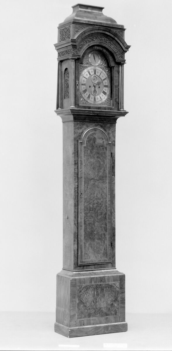 Longcase clock, Clockmaker: John Ellicott (British, 1706–1772), Walnut, British, London 