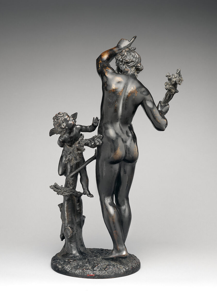 Venus chastening Cupid, Giovanni Francesco Susini (Italian, Florence 1585–1653 Florence), Bronze, Italian, Florence